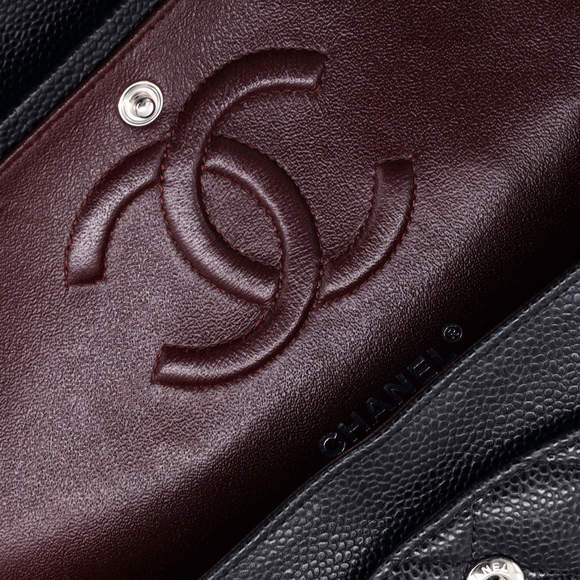 Chanel Medium Classic Double Flap Bag Quilted Caviar - Picture 7 of 7